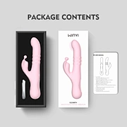 WINYI Bendable Expandable Vibrator-2in1 Rabbit Vibe-WY0710 ELIZABETH-adult toy supplier